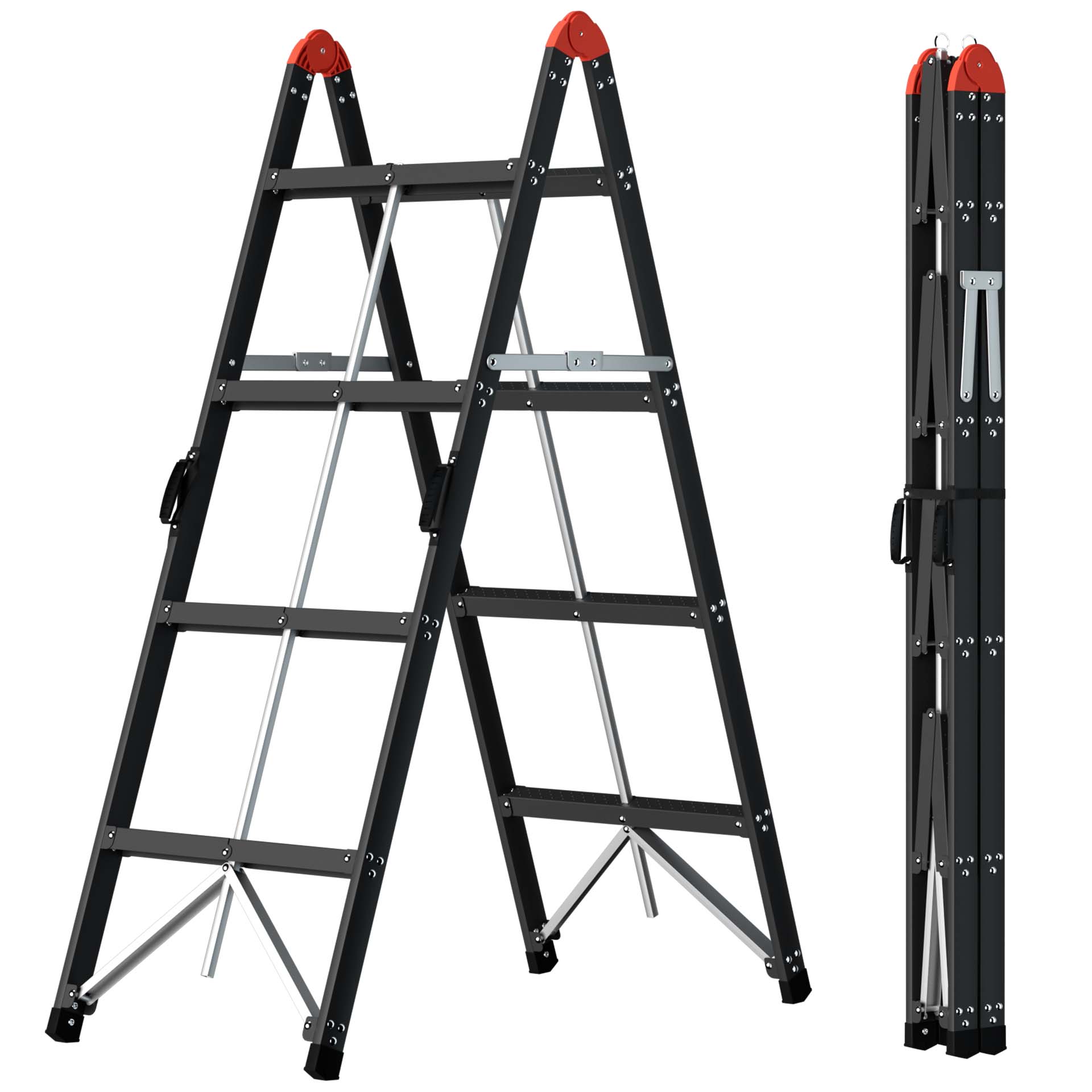 4-Step Steel Multi-purpose Ladder
