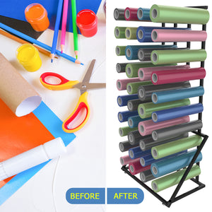 Vinyl Roll Floor Storage Rack
