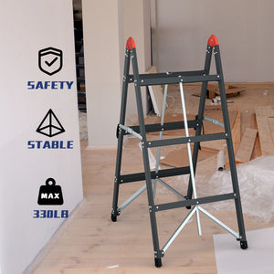 3-Step Steel Multi-purpose Ladder