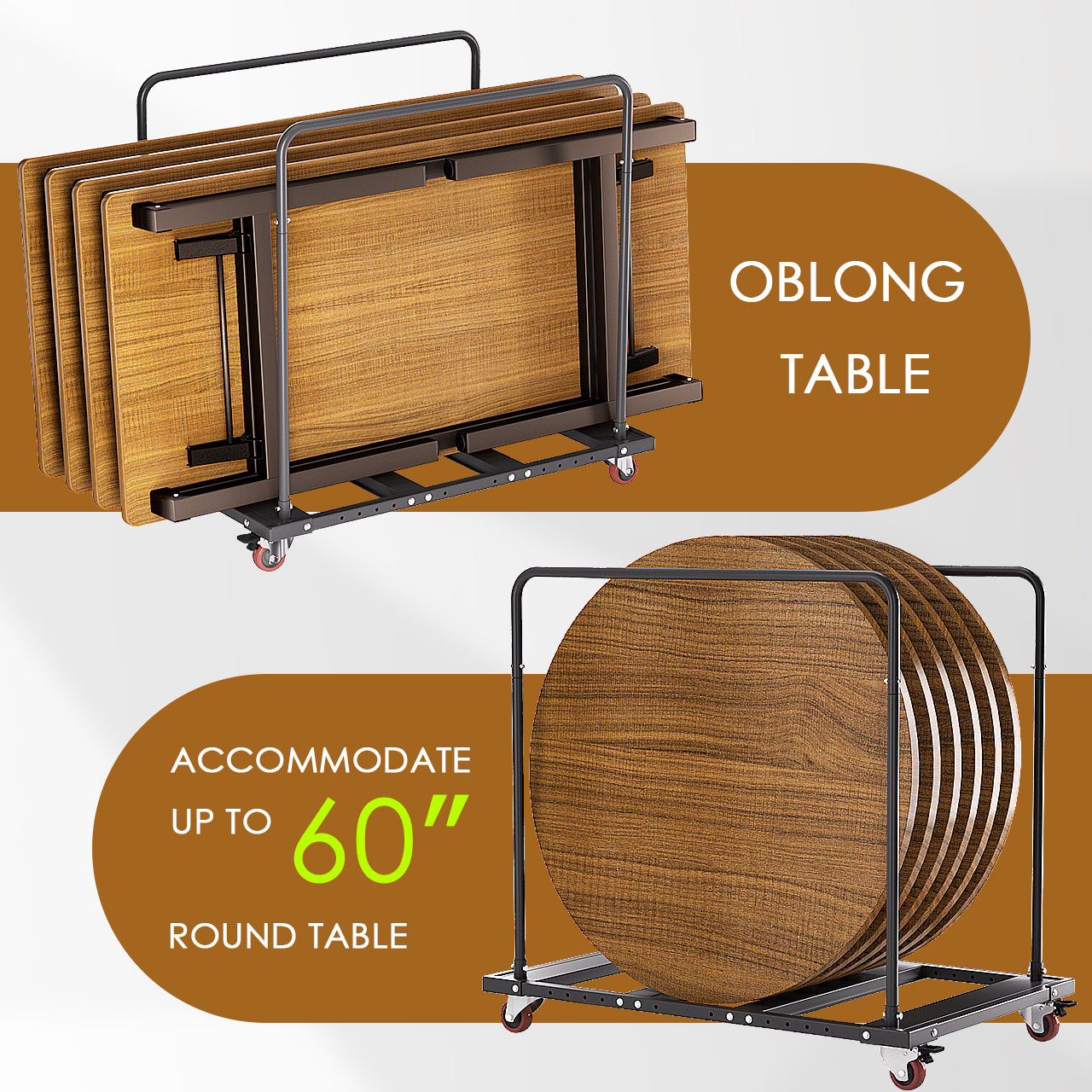 Folding Table Cart