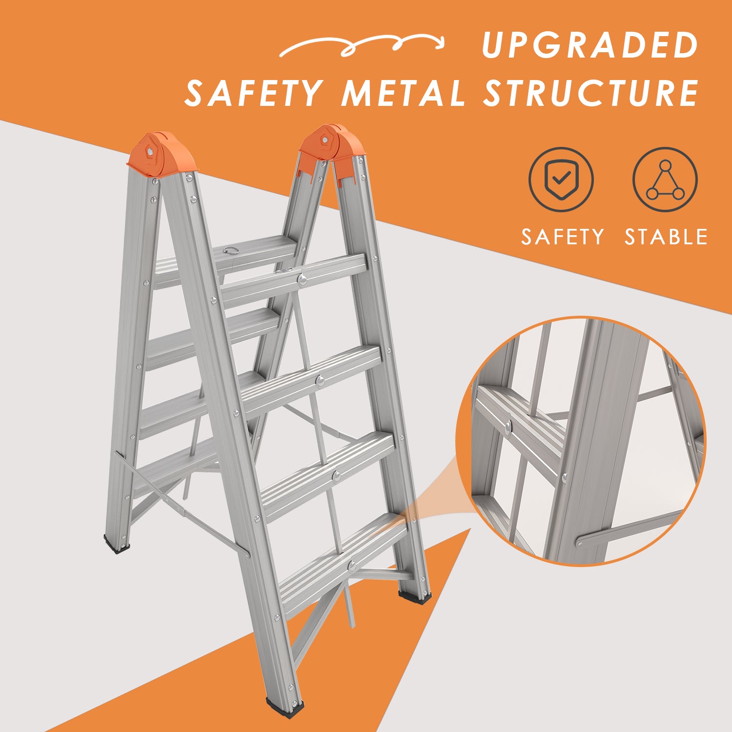 4-Step Aluminium Multi-purpose Ladder