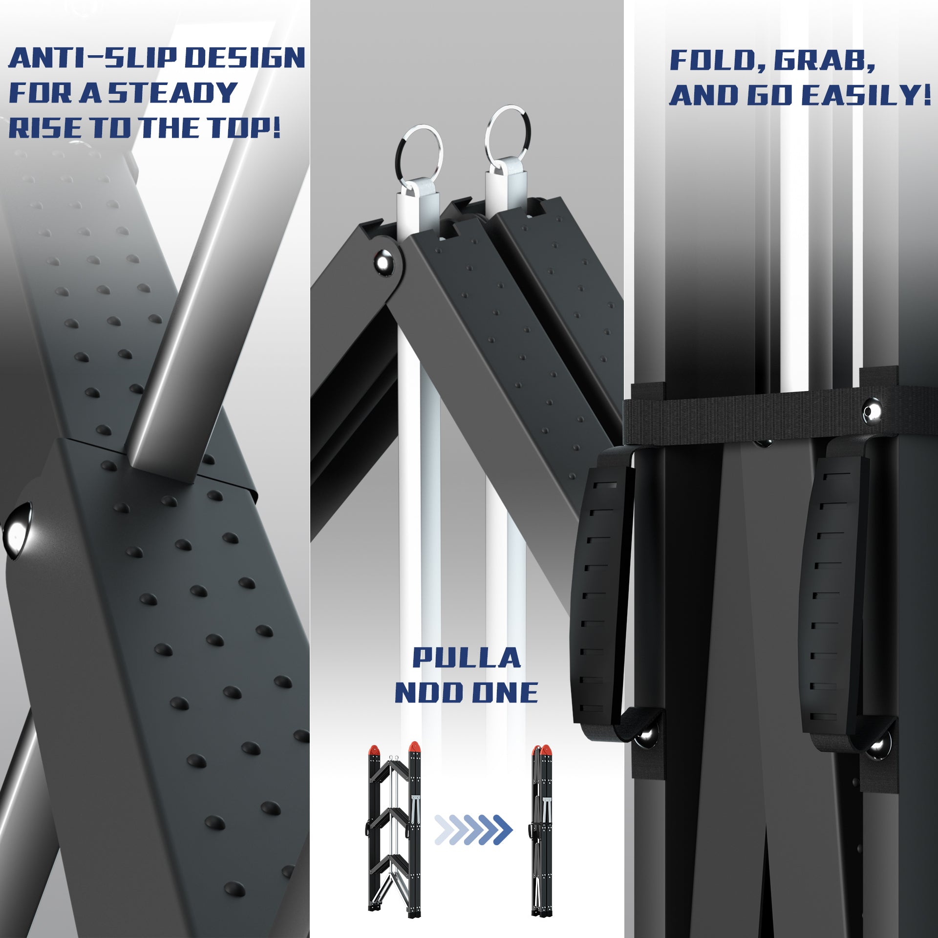 4-Step Steel Multi-purpose Ladder