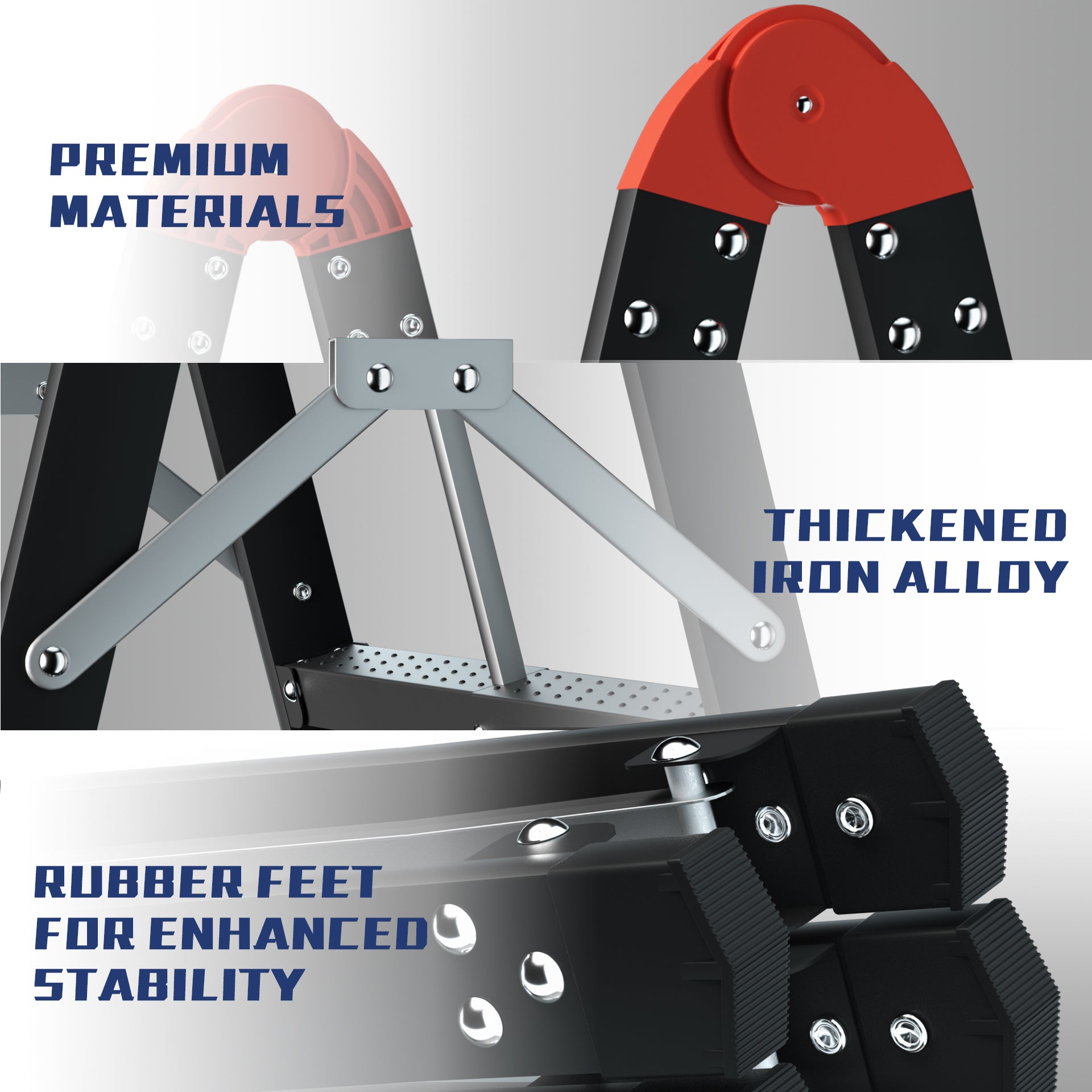 3-Step Steel Multi-purpose Ladder