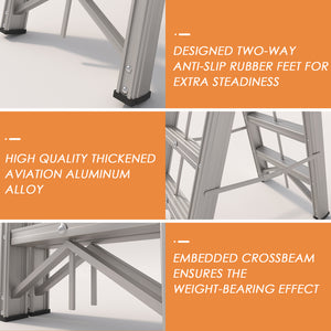 4-Step Aluminium Multi-purpose Ladder
