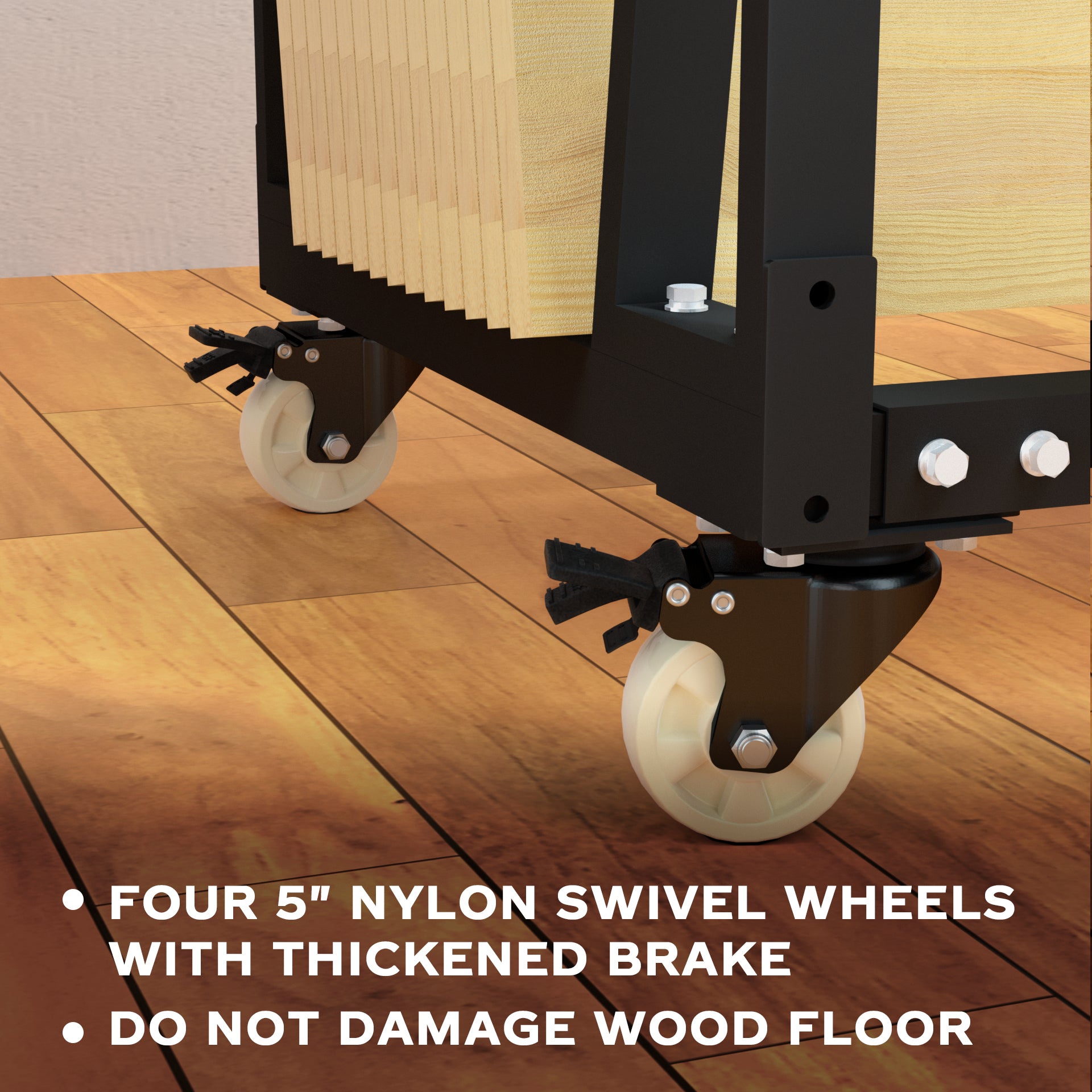 Mobile Heavy panel cart