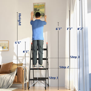 4-Step Steel Multi-purpose Ladder