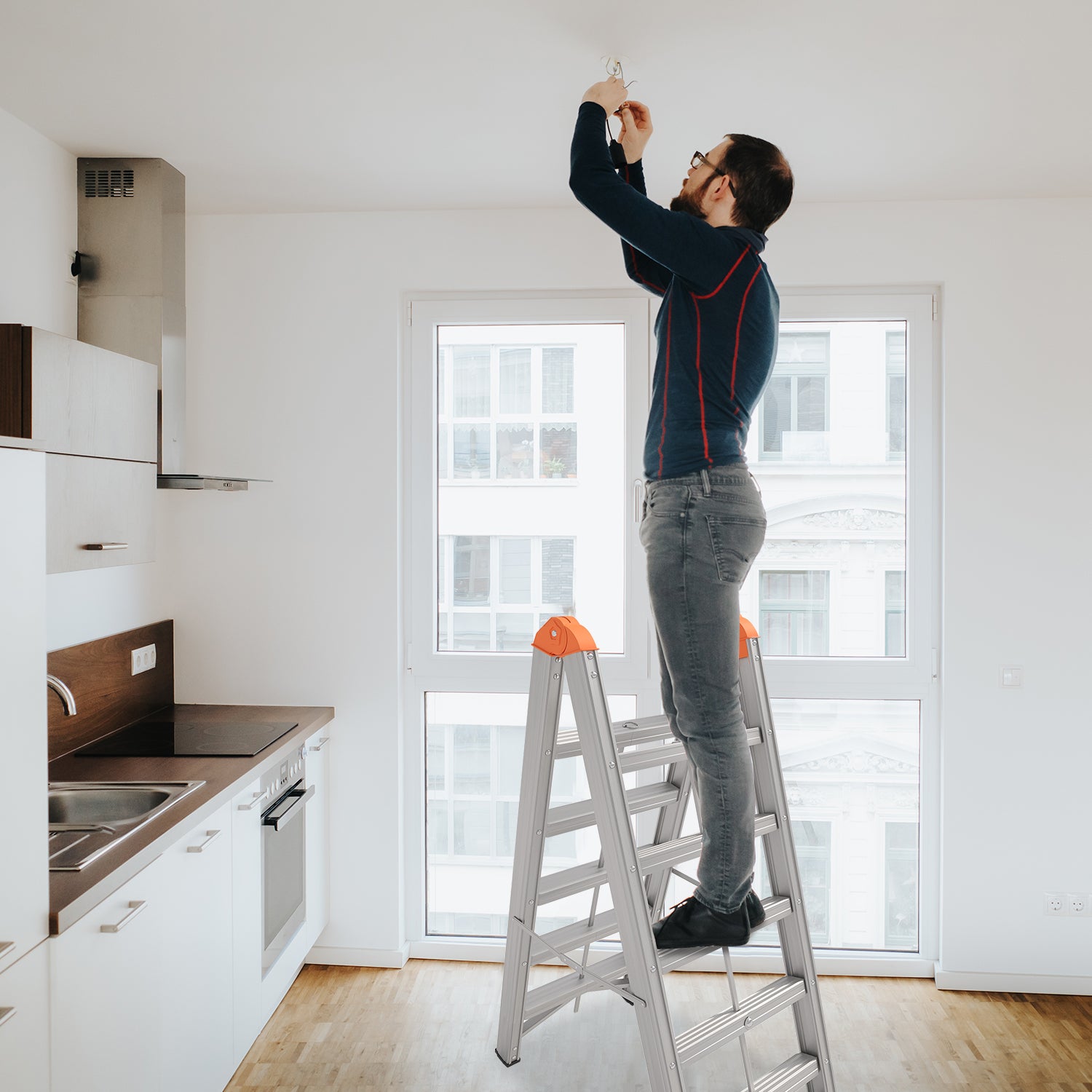 5-Step Aluminium Multi-purpose Ladder