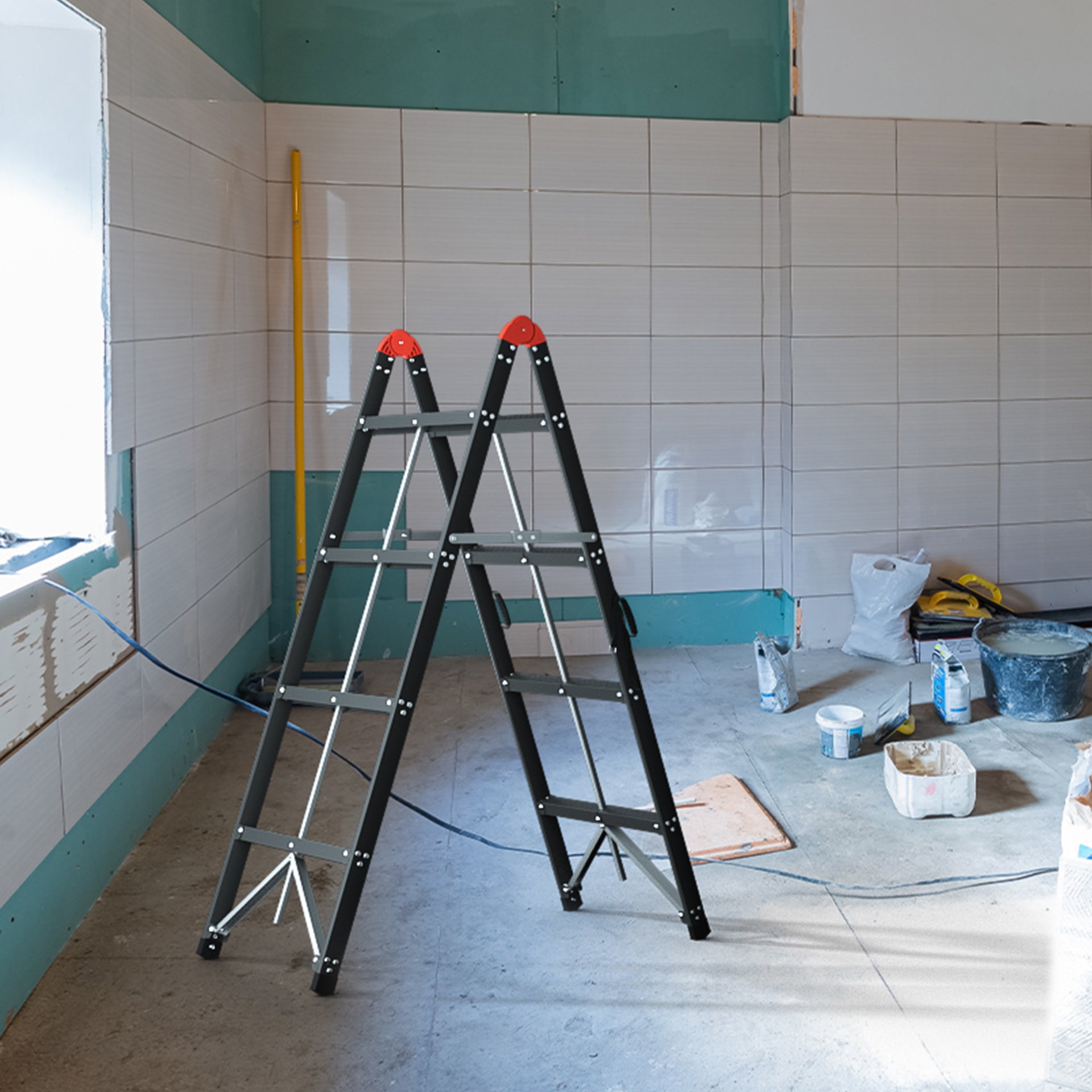 4-Step Steel Multi-purpose Ladder