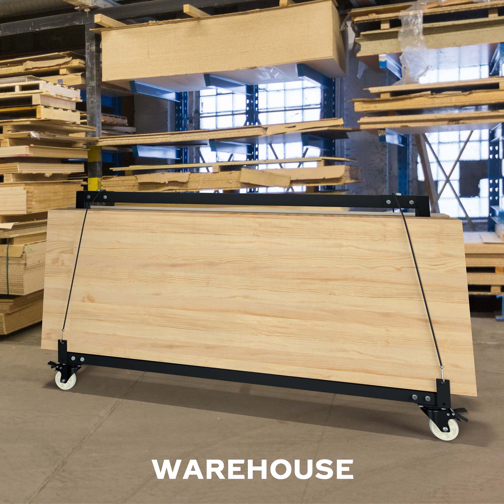 Mobile Heavy panel cart