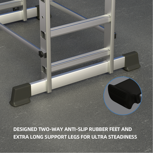 Aluminum Foldable Scaffolding Ladder