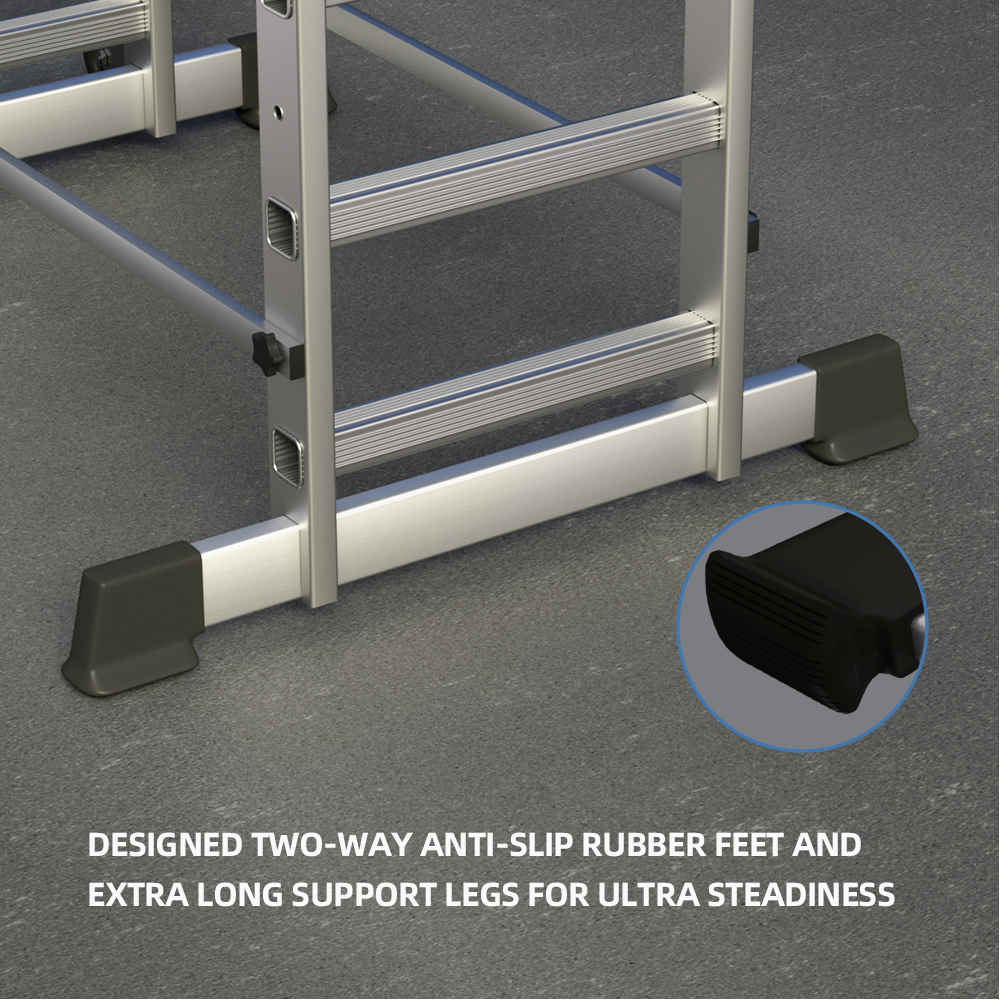 Aluminum Foldable Scaffolding Ladder